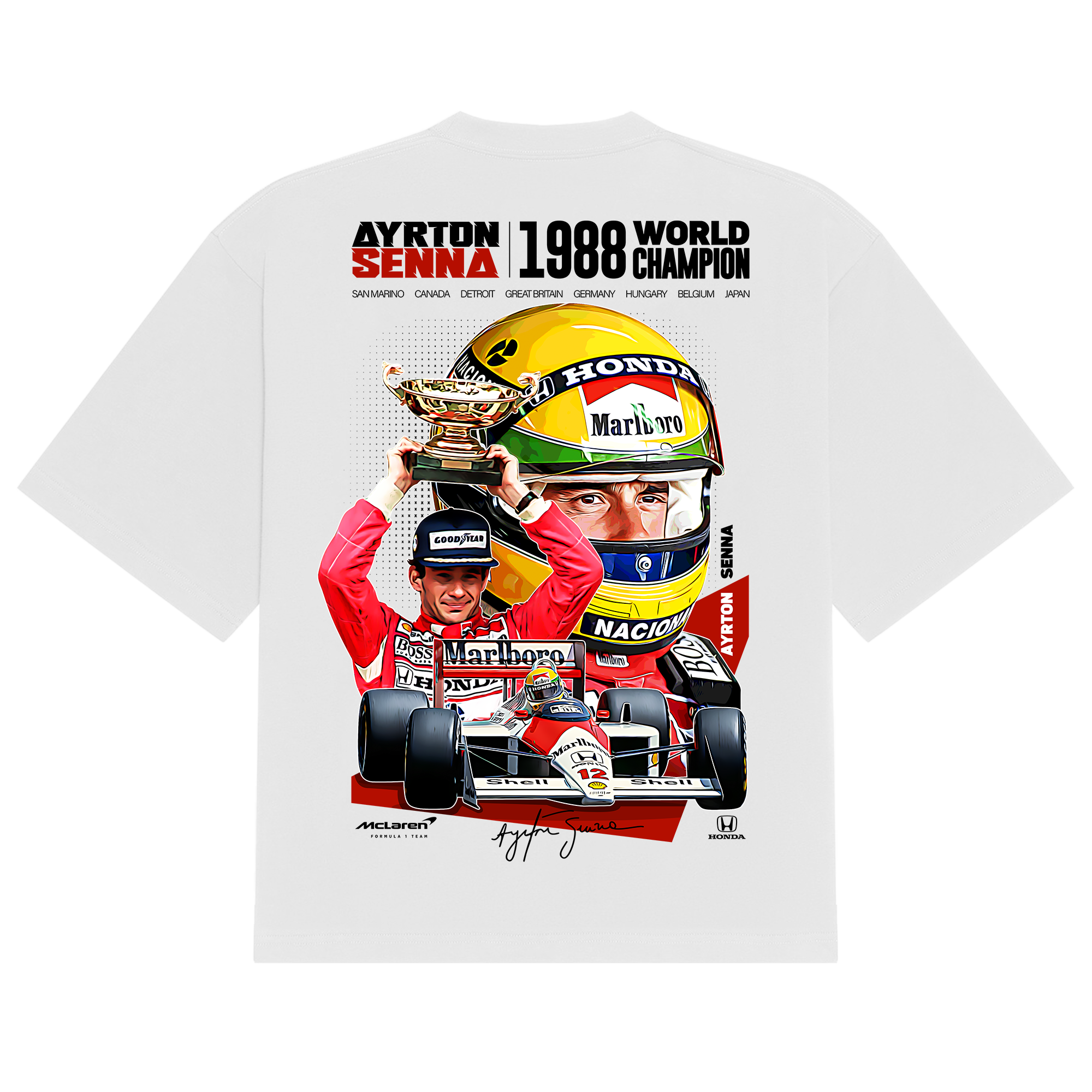 Senna Meisterschafts-T-Shirt