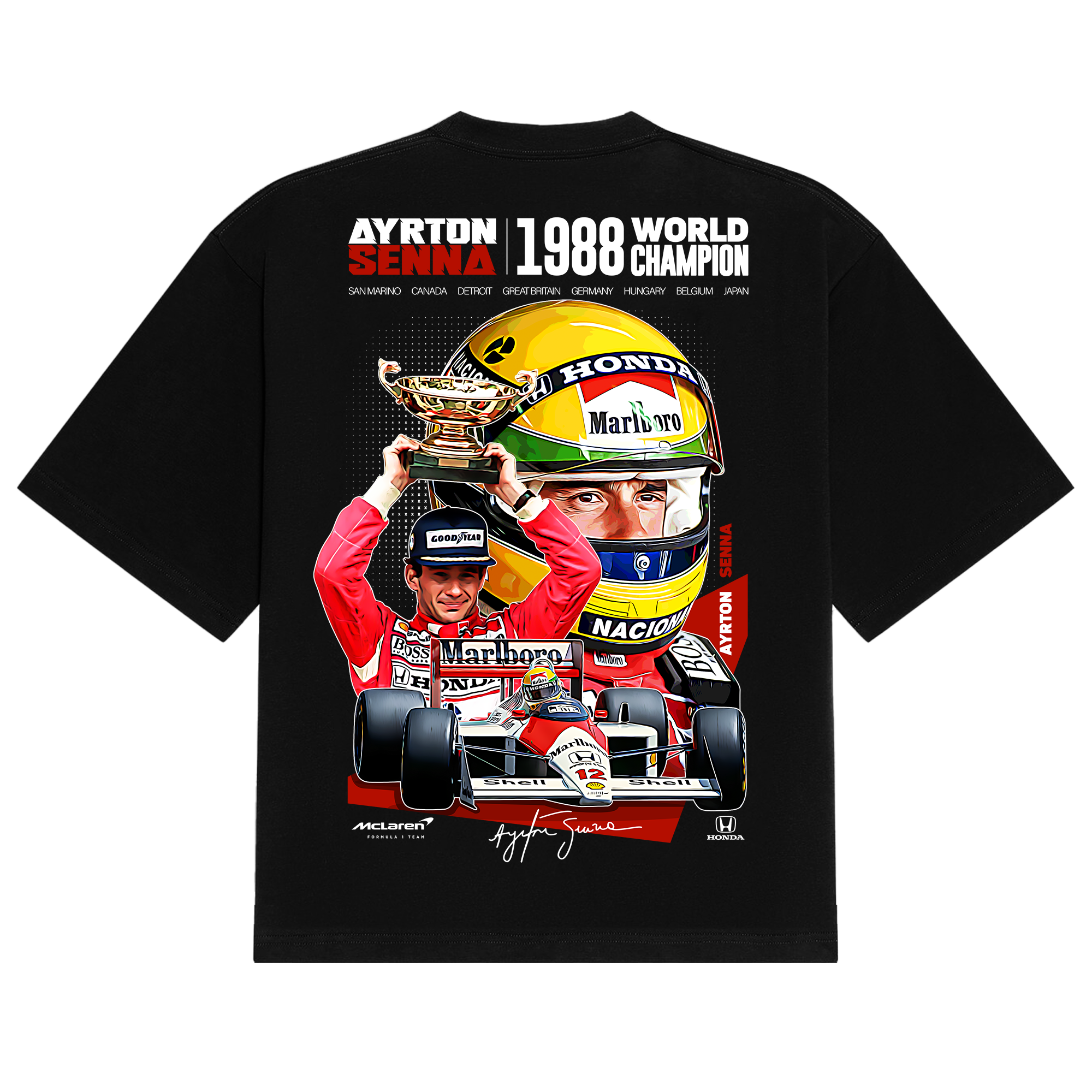 Senna Meisterschafts-T-Shirt