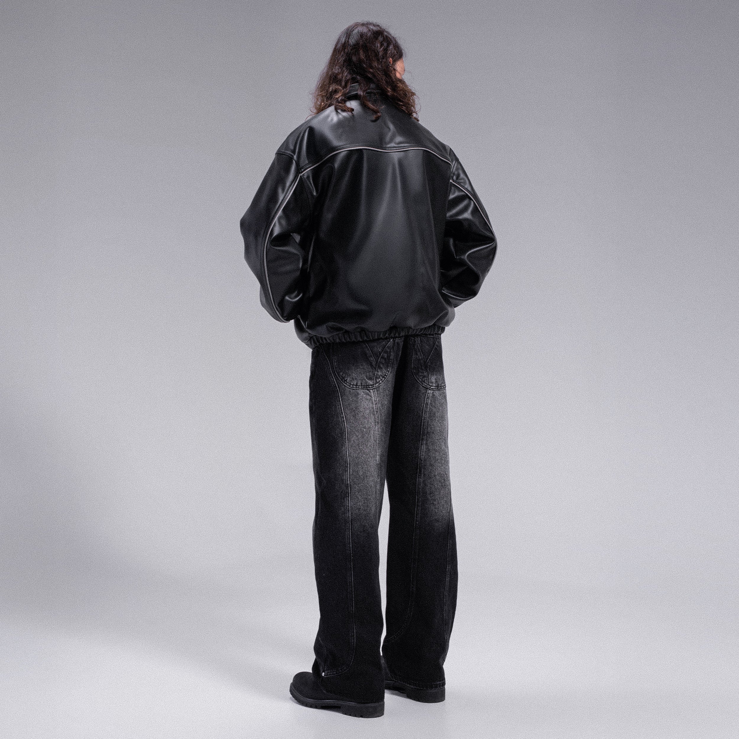 Jacket PU Leather  Black WEYZ